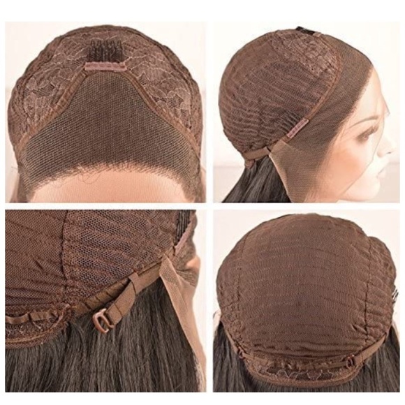 Copper Red Long Wavy Lace Front Wigs main image 5